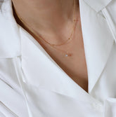 Tiny Treasure Neckpiece - 18 K Gold Plated