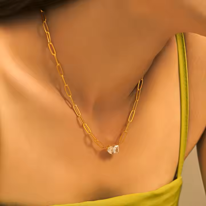 Avyra Neckpiece - 18 K Gold Plated