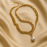 Majestee Neckpiece - 18 K Gold Plated