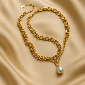 Majestee Neckpiece - 18 K Gold Plated