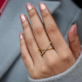 Nightout Ring - 18 K Gold Plated (Adjustable)