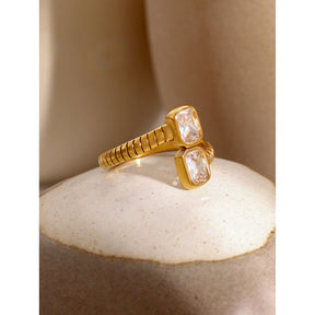 Lustre Ring – 18K Gold Plated (Adjustable)