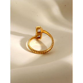 Lustre Ring – 18K Gold Plated (Adjustable)