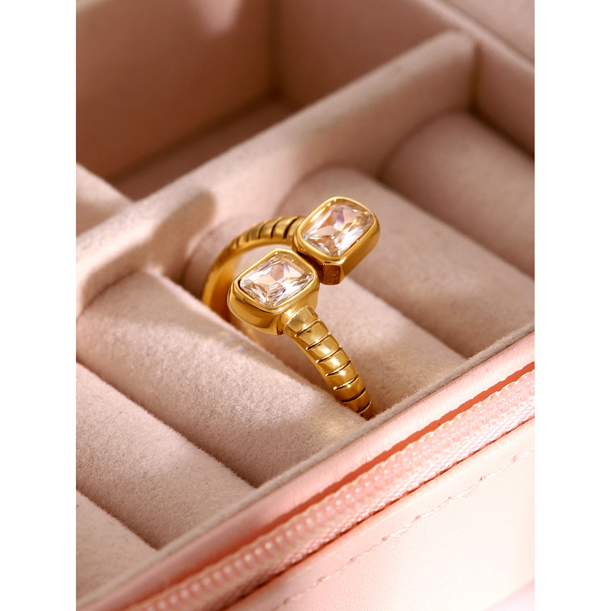 Lustre Ring – 18K Gold Plated (Adjustable)