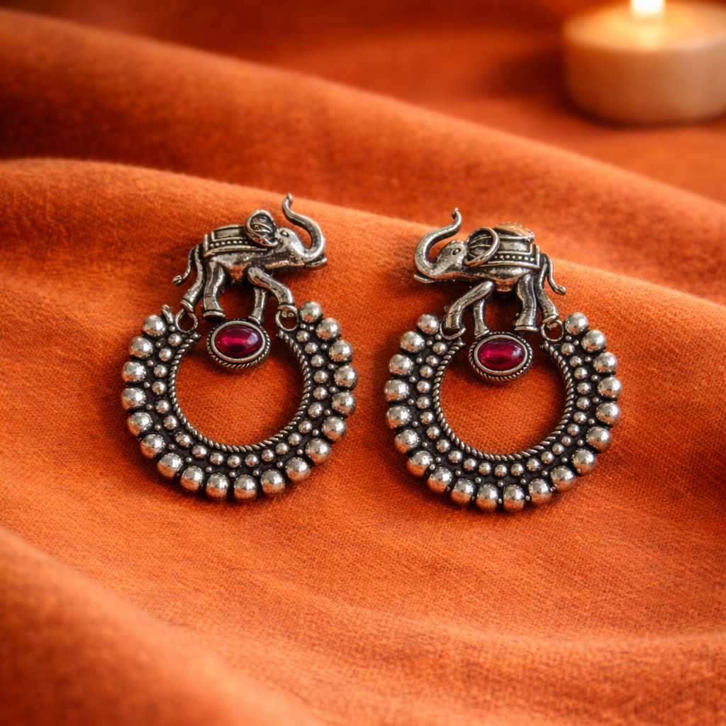 Airavat Chandbali Earrings