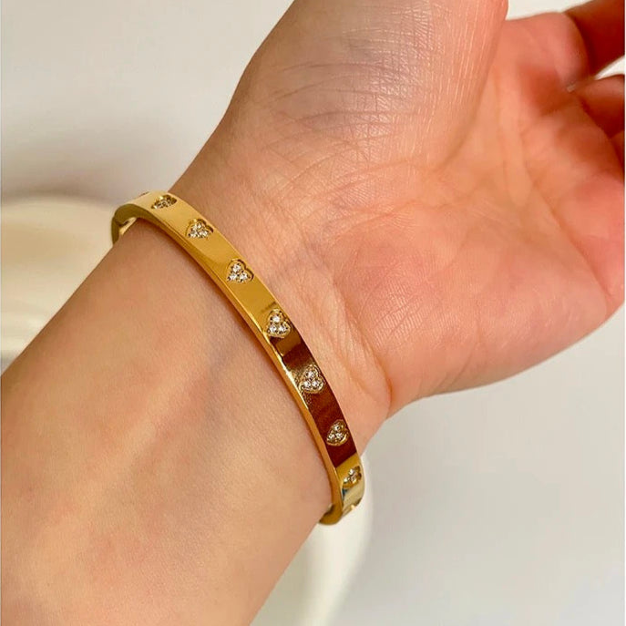 Soulmate’s Band Bracelet - 18 K Gold Plated