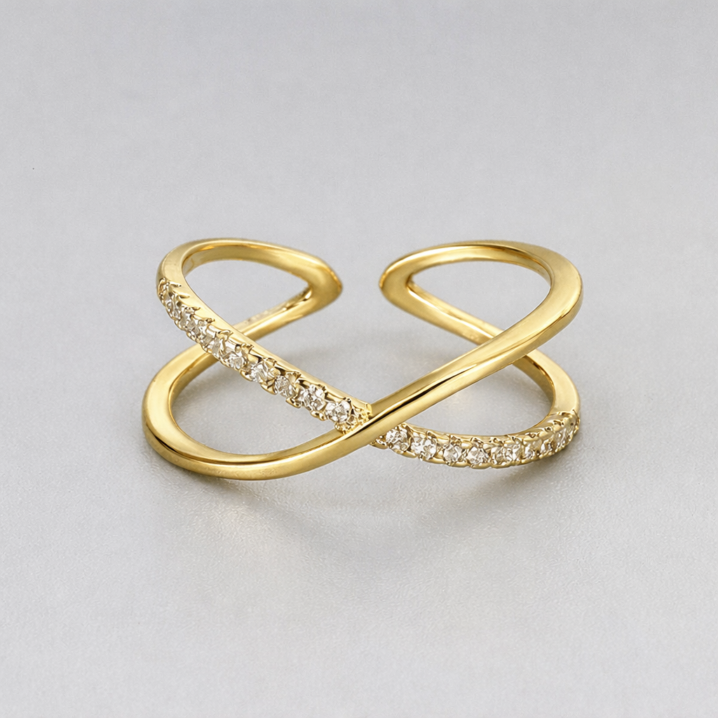 Nightout Ring - 18 K Gold Plated (Adjustable)