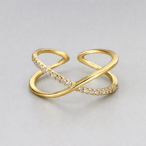 Nightout Ring - 18 K Gold Plated (Adjustable)