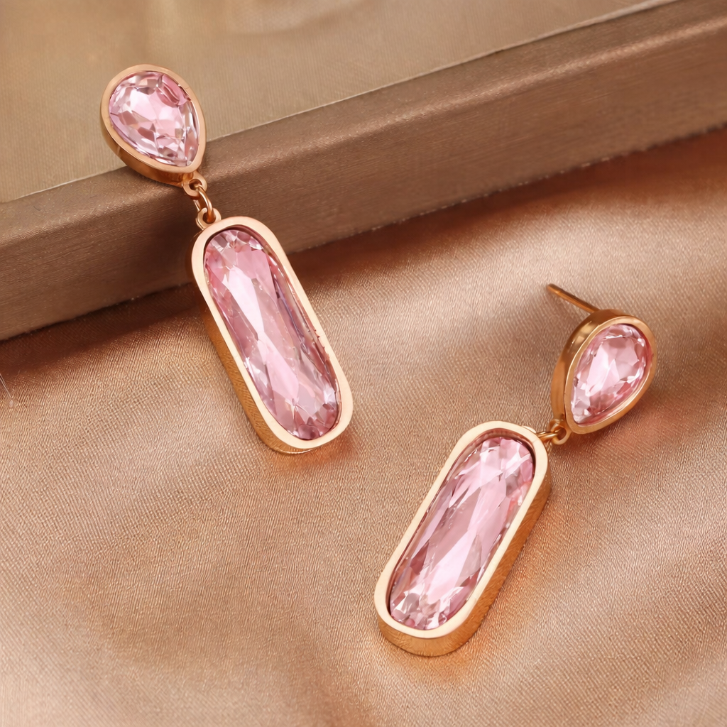 Imperial Drape Earring- 18 K Gold Plated