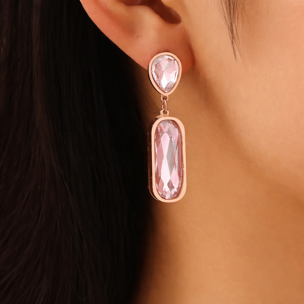 Imperial Drape Earring- 18 K Gold Plated