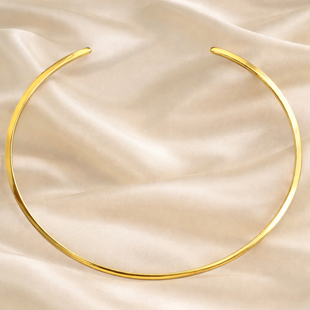 Glam Arc Neckpiece- 18 K Gold Plated