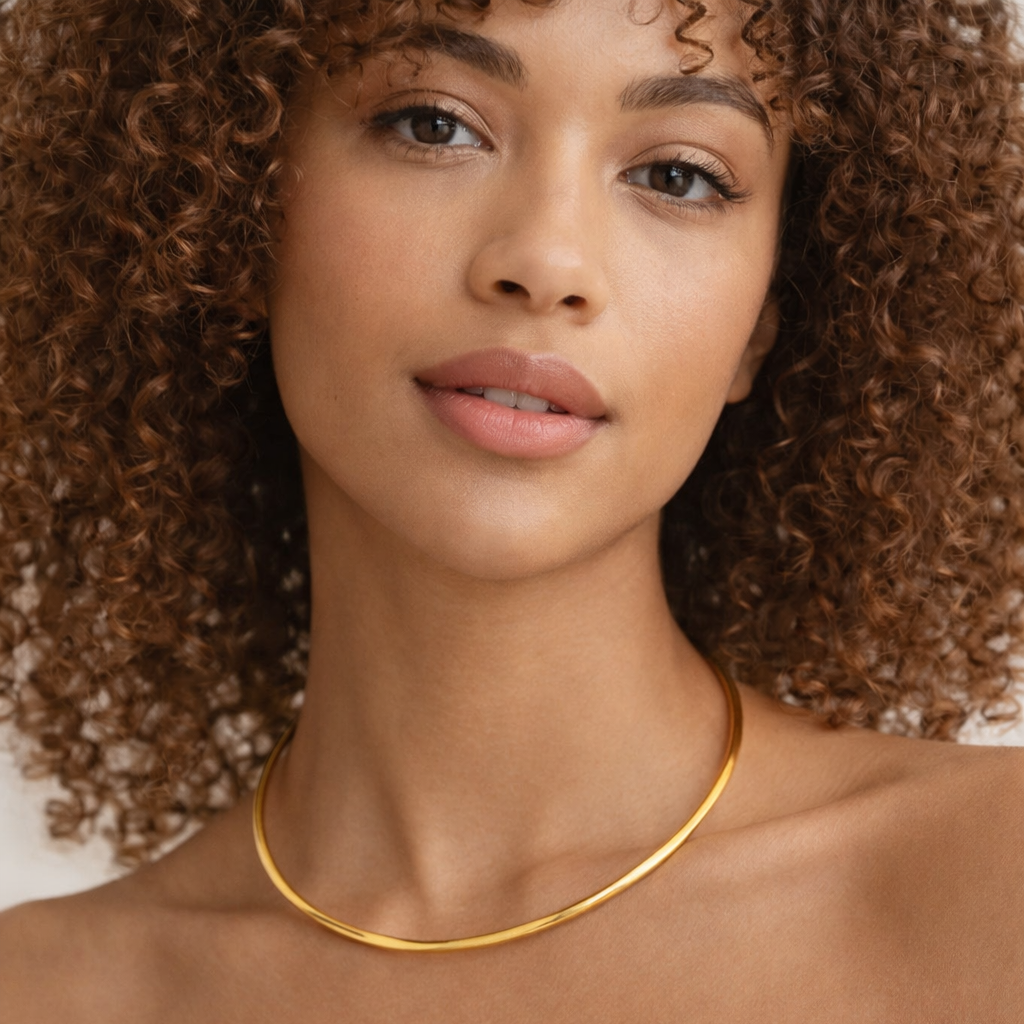 Glam Arc Neckpiece- 18 K Gold Plated