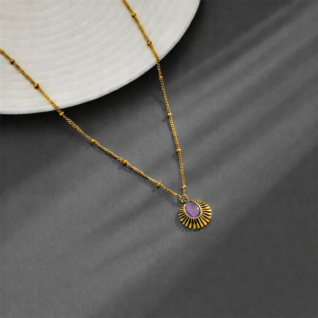 Samayra Neckpiece - 18 K Gold Plated