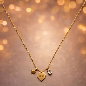 Make a Wish Neckpiece - 18 K Gold Plated