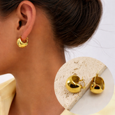 Everyday Hoops - 18 K Gold Plated