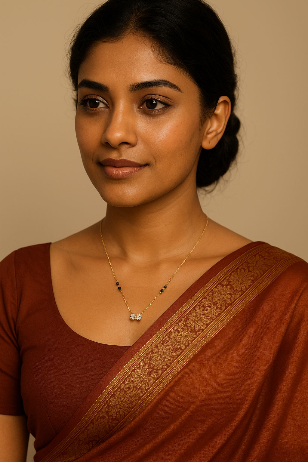 Vedika Mangalsutra - 18 K Gold Plated