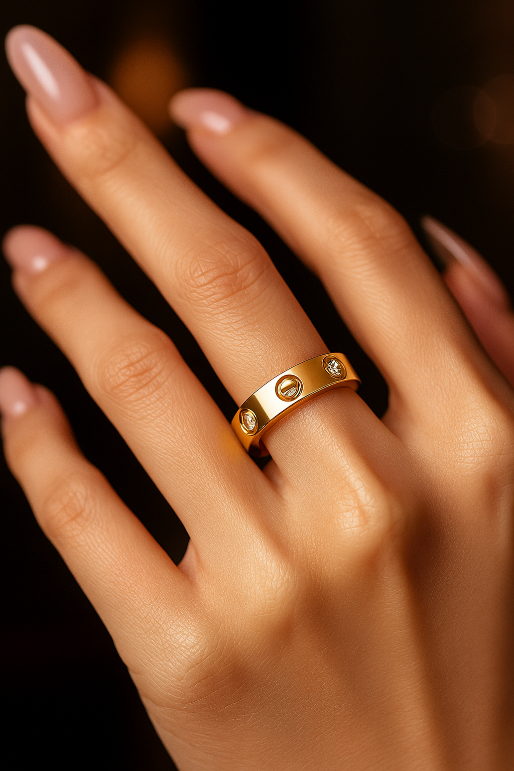 Cartier Love Ring - 18 K Gold Plated