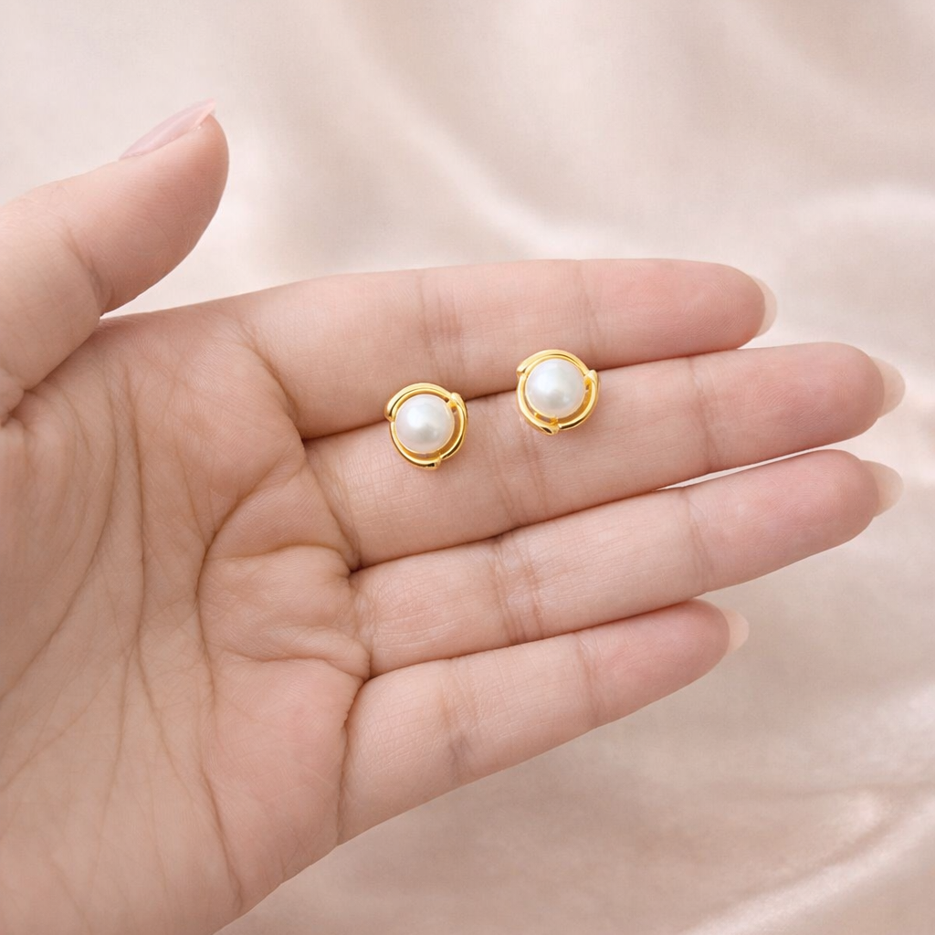 Dainty Studs - 18 K Gold Plated