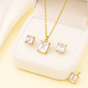 Orvia Pendant Set - 18 K Gold Plated