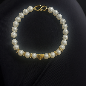 Knot of Pearl Bracelet- 18 K Gold Plated