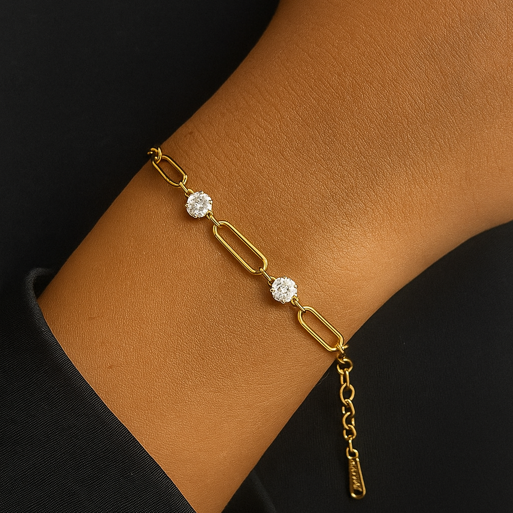 Mira Bracelet- 18 K Gold Plated