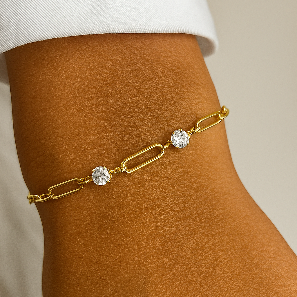 Mira Bracelet- 18 K Gold Plated