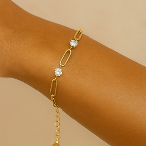 Mira Bracelet- 18 K Gold Plated