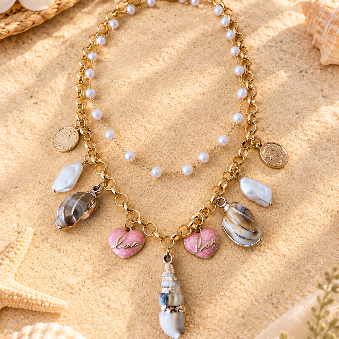 Beach Please Neckpiece – 18K Gold Plated