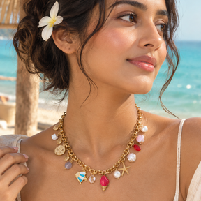 Ocean Bliss Neckpiece – 18K Gold Plated