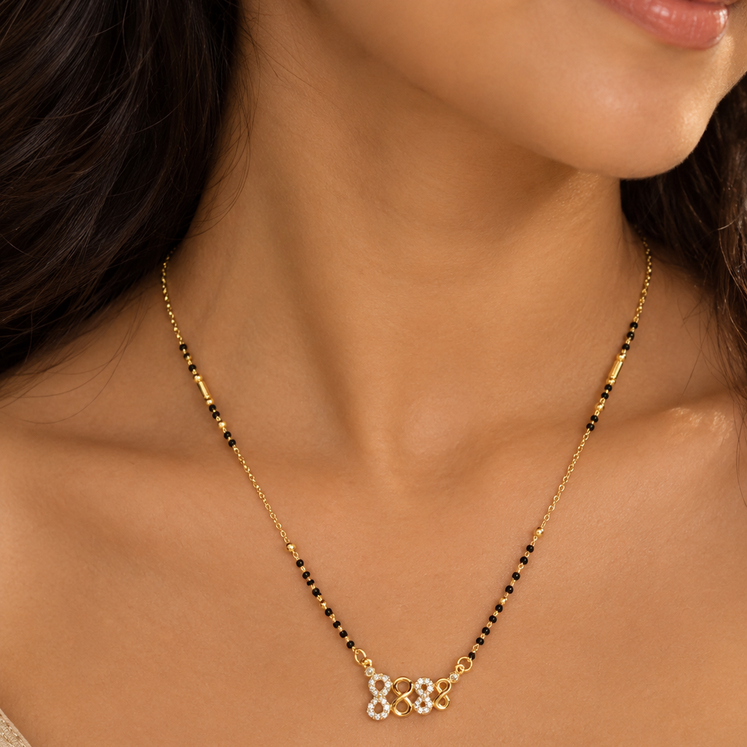 Infinity Mangalsutra – 18K Gold Plated