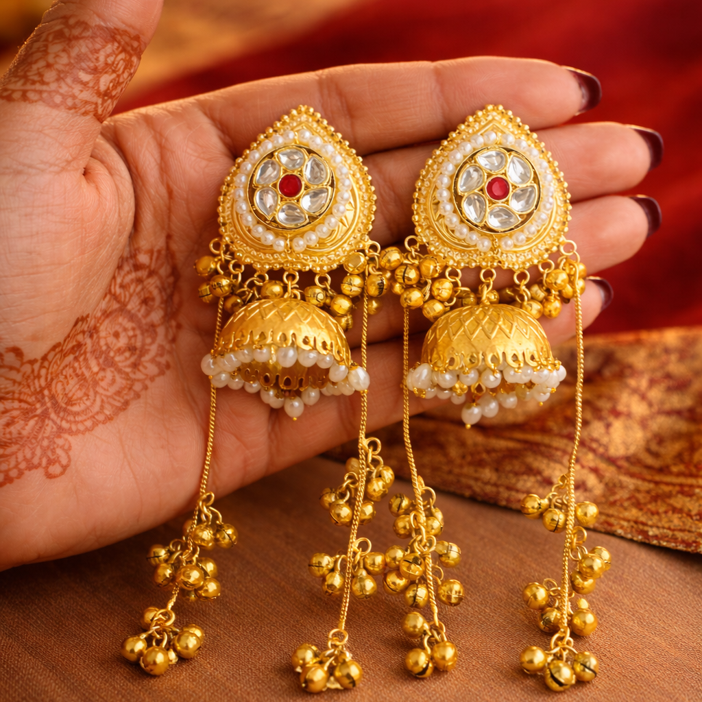 Wular Ghungroo Jhumka