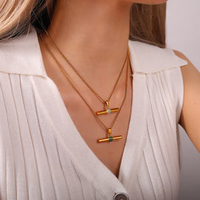 Pretty Girl Neckpiece- 18 K Gold Plated