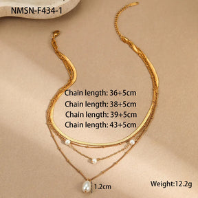 Rich Girl Neckpiece- 18 K Gold Plated