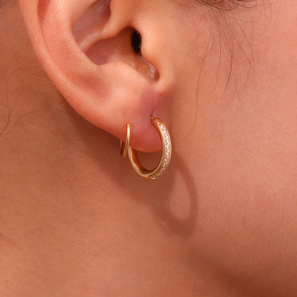 Lovina Earring- 18 K Gold Plated