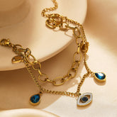 Blue Moon Bracelet - 18 K Gold Plated