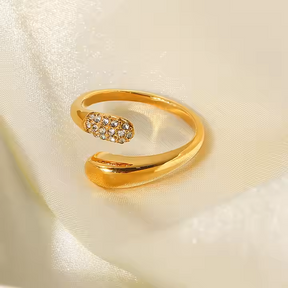 Ammy Ring - 18 K Gold Plated (Adjustable)