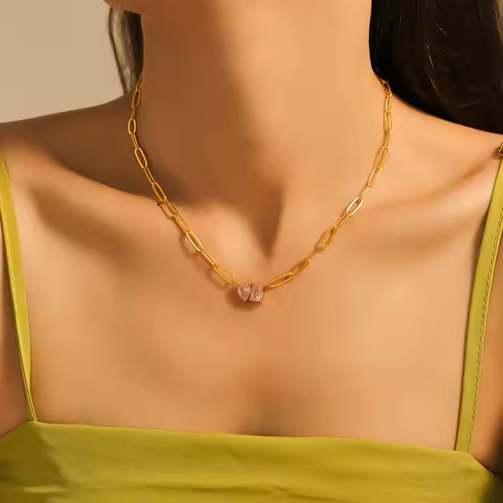 Avyra Neckpiece - 18 K Gold Plated