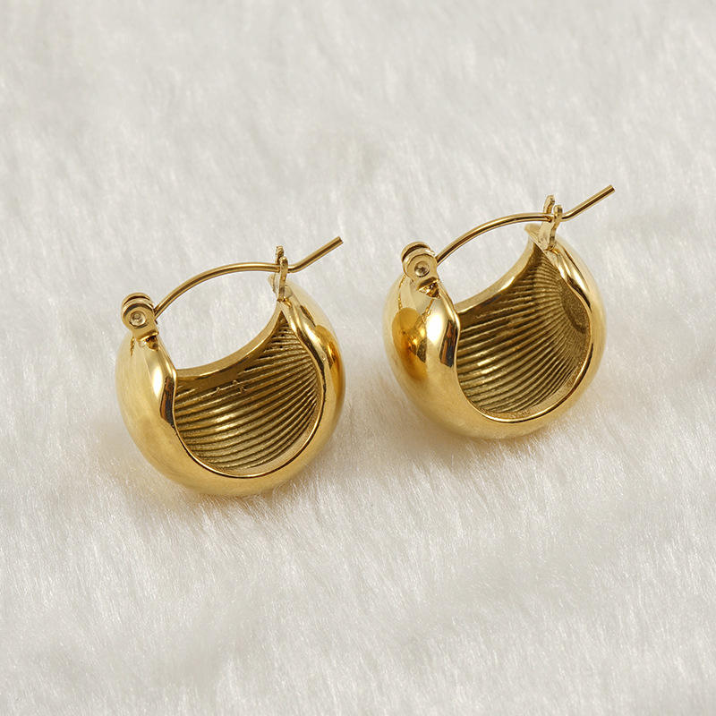 Everyday Hoops - 18 K Gold Plated