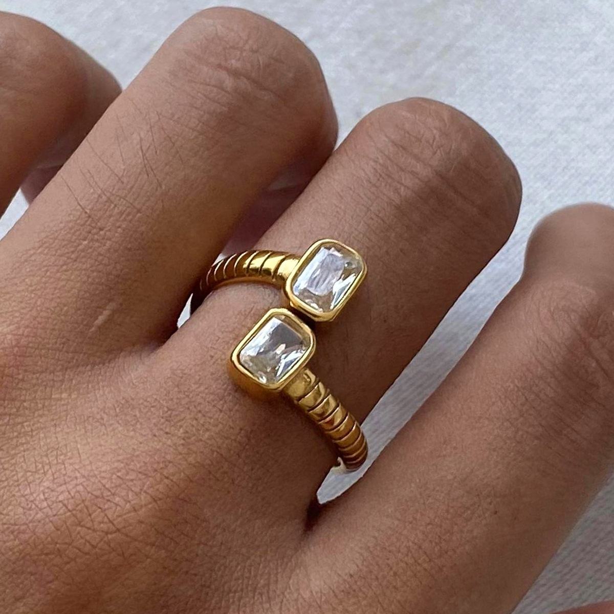 Lustre Ring – 18K Gold Plated (Adjustable)