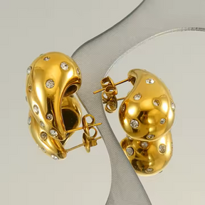 Zivia Earring - 18 K Gold Plated