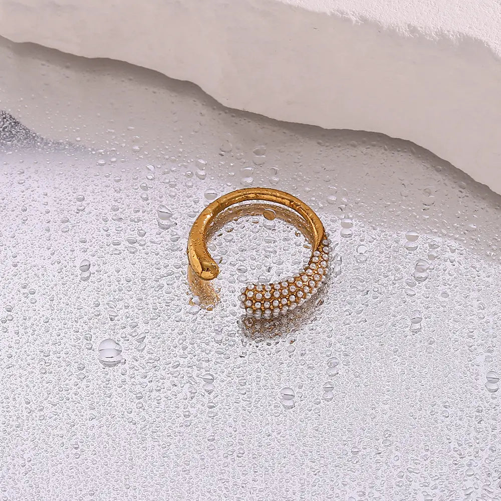 Jovie Ring - 18 K Gold Plated (Adjustable)
