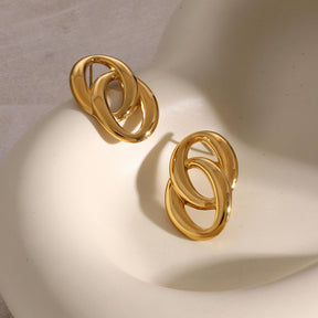 Stardust Earring - 18 K Gold Plated