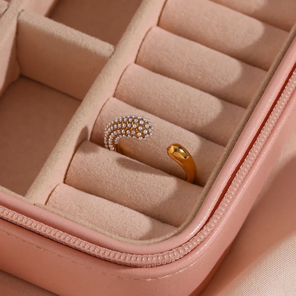 Jovie Ring - 18 K Gold Plated (Adjustable)