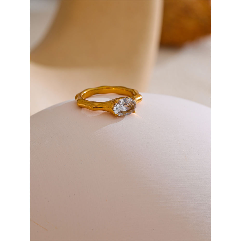 Regalia Ring - 18 K Gold Plated