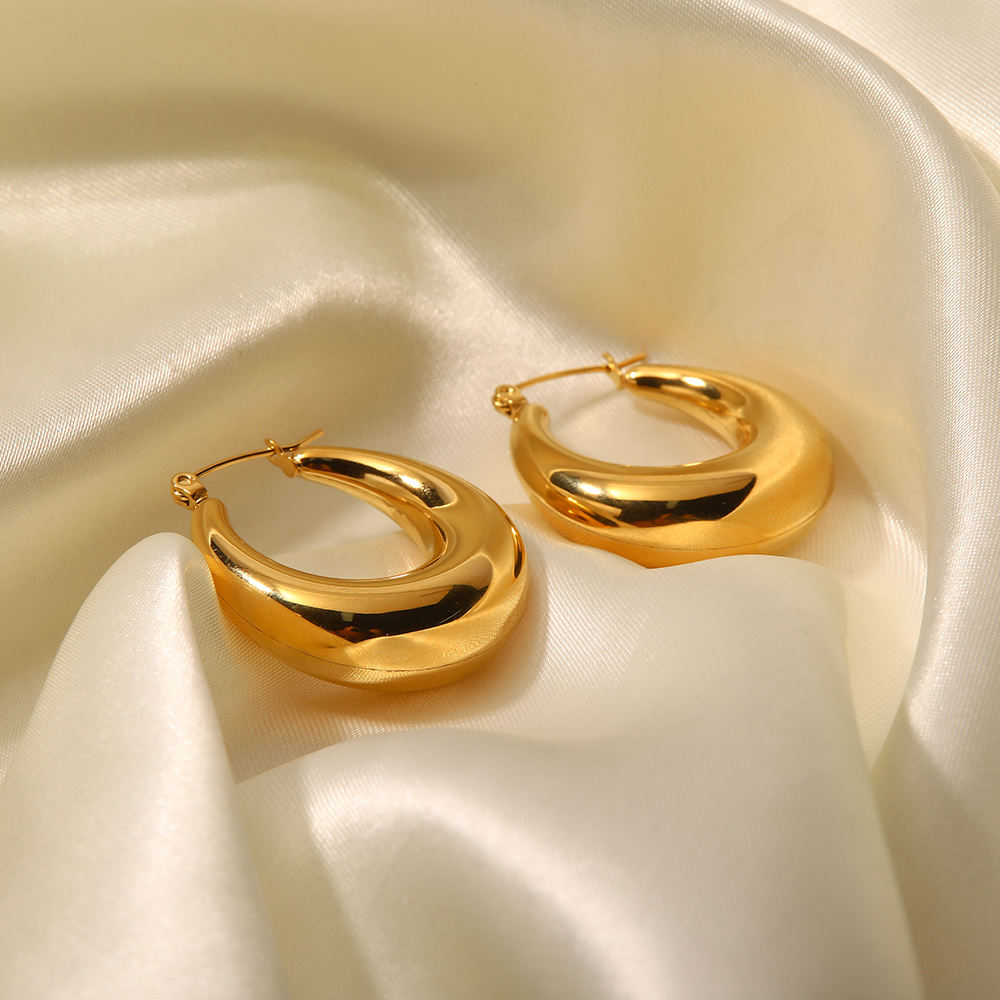 Moonarc Earring - 18 K Gold Plated
