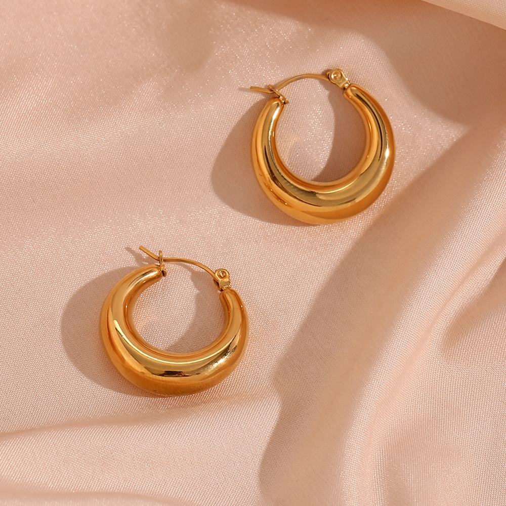 Moonarc Earring - 18 K Gold Plated