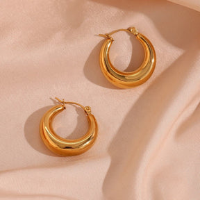 Moonarc Earring - 18 K Gold Plated