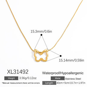 Frevia Pendant Set - 18 K Gold Plated