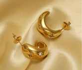 Marina Earring - 18 K Gold Plated