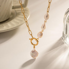 Searella Neckpiece - 18 K Gold Plated